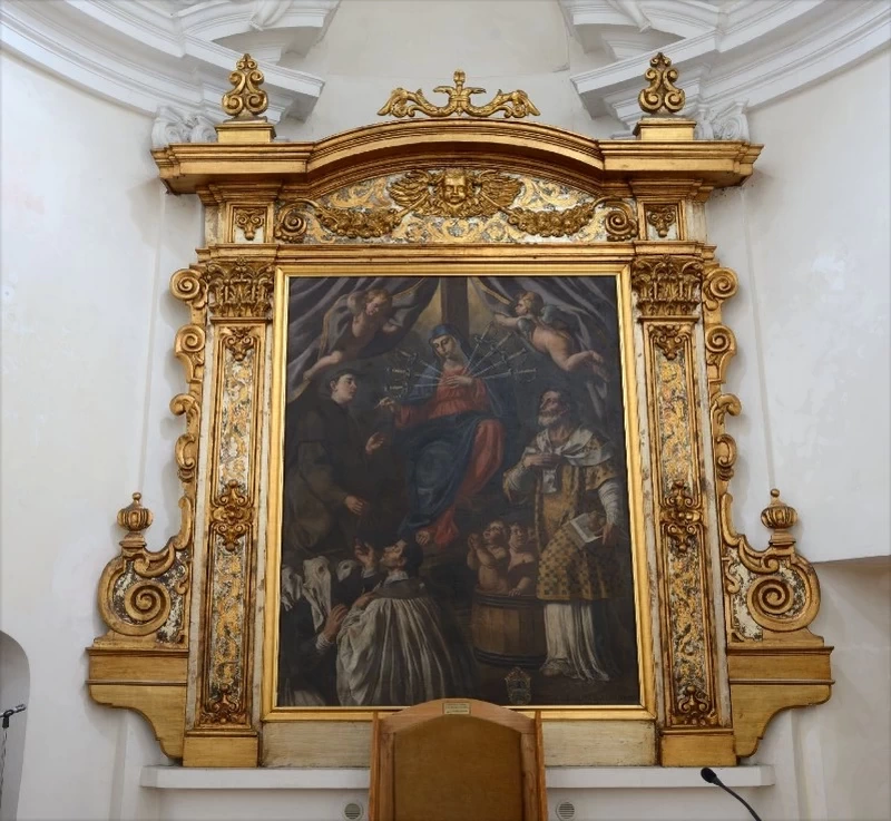 Dipinto di San Francesco che chiede l'indulgenza